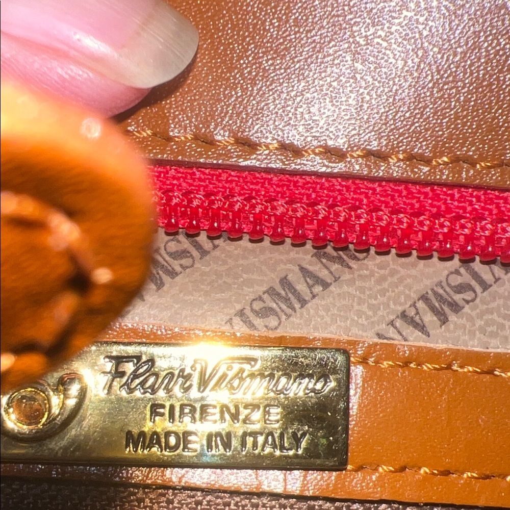 Flavi Vismano red clutch - Picture 4 of 12